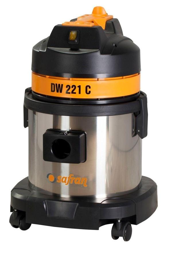 Safran Dwc 221 Tek Motor'Lu Sanayi Tipi Islak Kuru Süpürge Makinası Metal Kazanlı 1200 W - Image 1