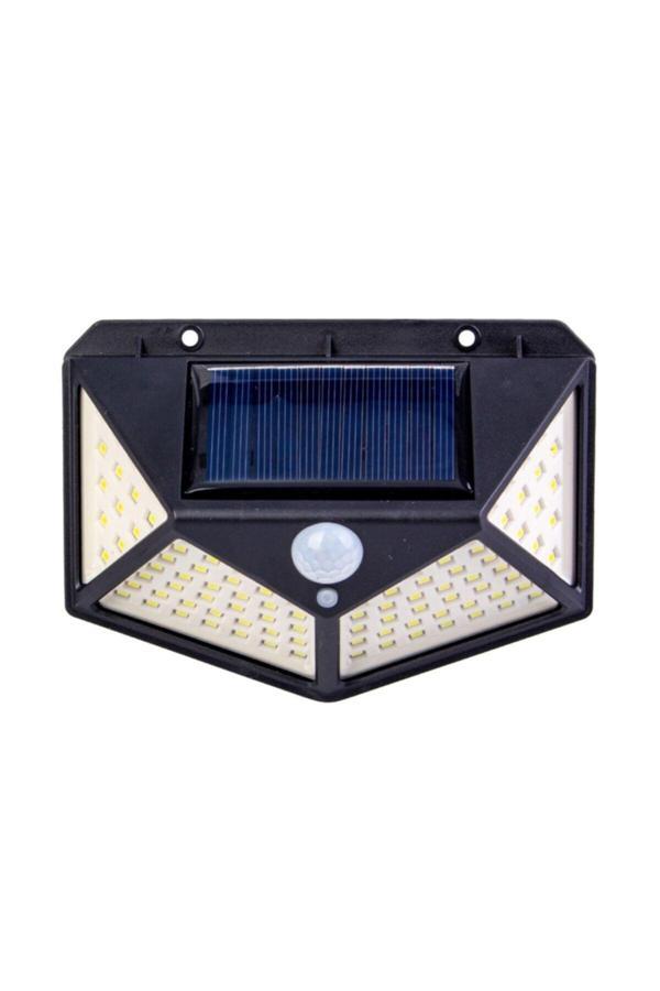 Starmax Duvar Tipi Solar Led Aplik Sensörlü 100 Led 4 Yönlü Aydınlatma Sm8026 - Image 1