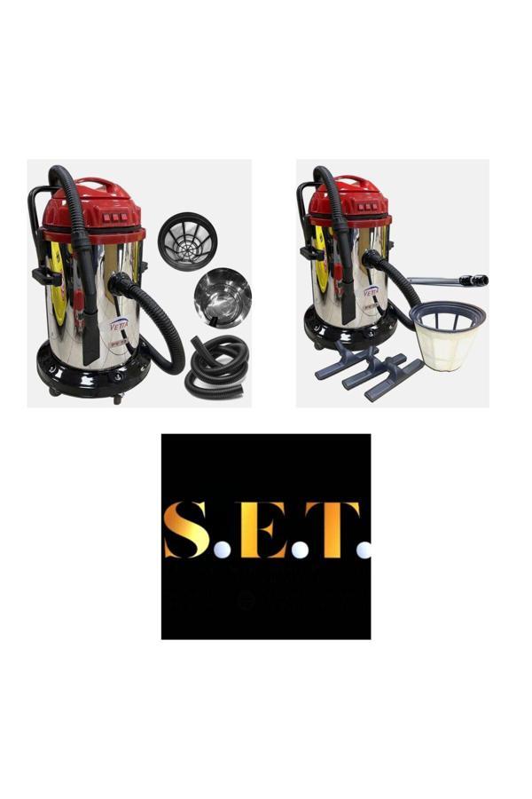 Vetta Set 3 Motorlu 3600 Watt Islak Kuru Full Aparatli Supurge - Image 1