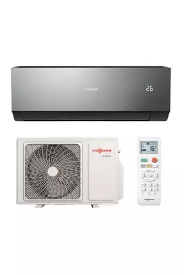 Viessmann Vitoclima 200-S/HE Trend Black SWAA200MHA027 A++ 9000 BTU Inverter Duvar Tipi Klima - Image 1