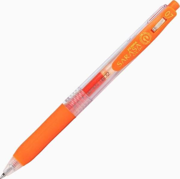 Zebra Sarasa Clip 0.7mm Jel Kalem - Kırmızı Turuncu - Image 1