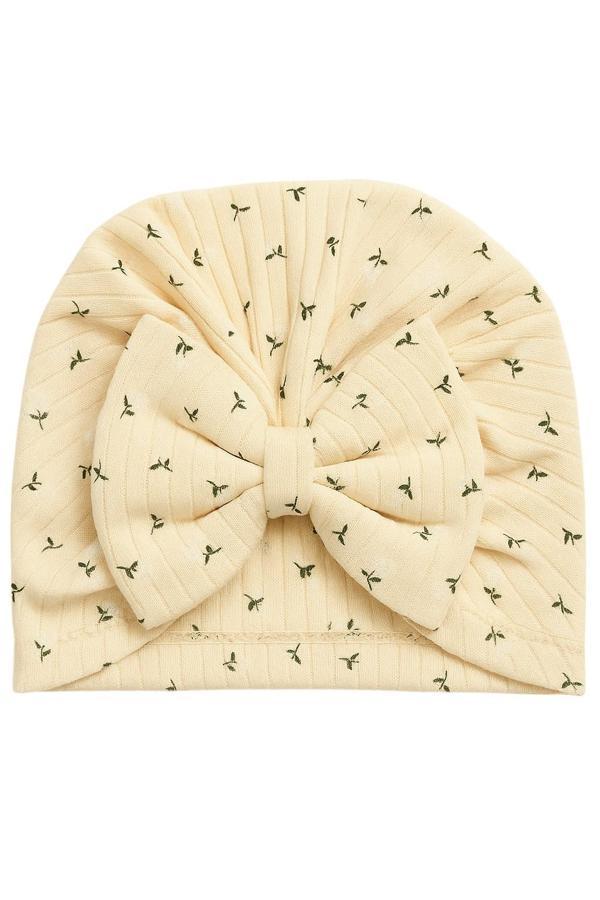 Çiçekli Kız Bebek Bone - Image 1