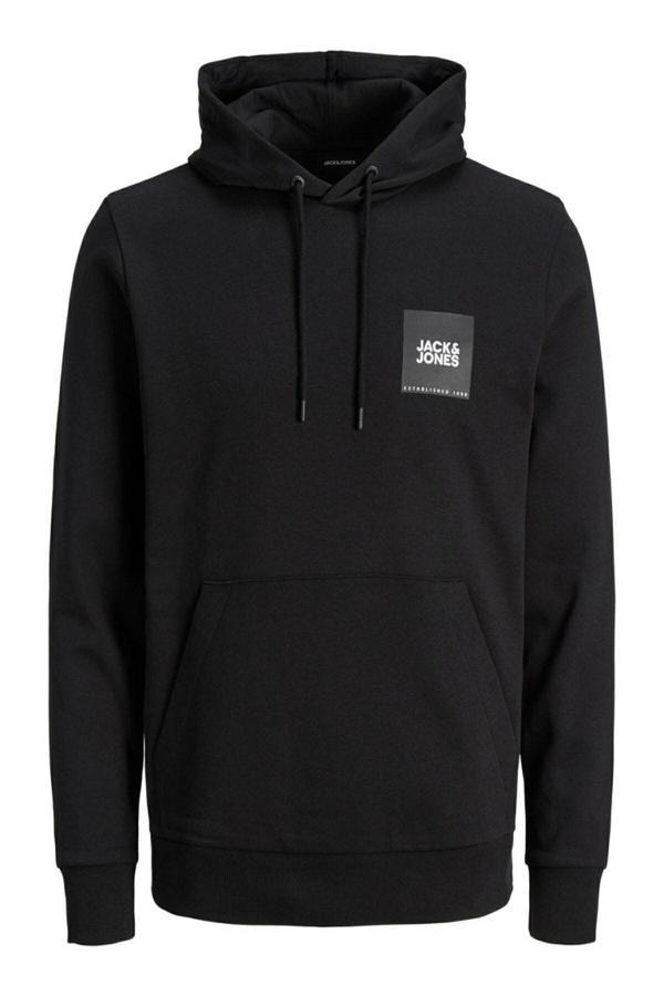 Jack & Jones Jjlock Erkek Siyah Sweatshirt - 12213245 - Image 1