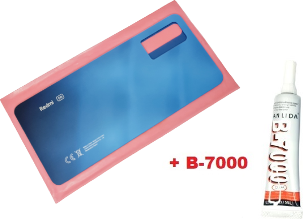 Redmi Note 12 PRO 5g Arka Pil Batarya Kapağı (CAM B-7000) MAVİ - Image 1