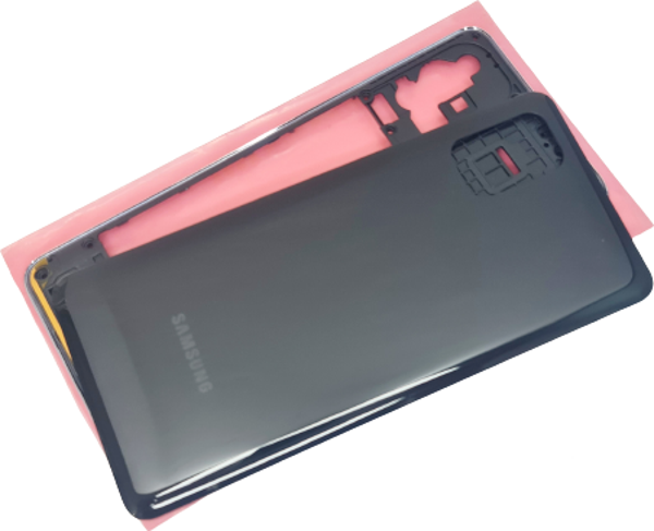 Samsung Galaxy M51 KASA Arka Pil Batarya Kapağı (Orijinal) Siyah - Image 1