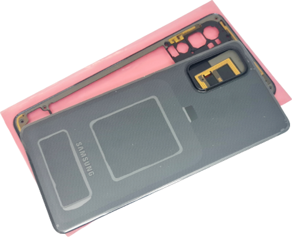 Samsung Galaxy M52 KASA Arka Pil Batarya Kapağı (Orijinal) Siyah - Image 1