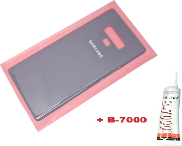 Samsung Galaxy NOTE 9 Arka Pil Batarya Kapağı (CAM+B-7000) Orkide Mavi - Image 1
