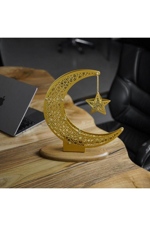İwa Concept Ramazan Hilali Tasarım Dekor Çerçeve - İslamik Hediye - İslami Duvar Sanatı Ev Ofis Cami Dekoru - Image 1