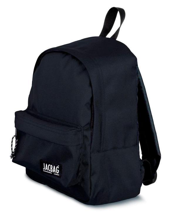 Jacbag Classic Kids - İki Bölmeli Ufak Günlük Siyah Sırt Çantası - Jac-34 - Erkek - Image 1