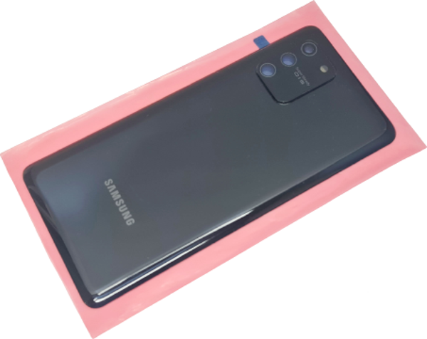 Samsung Galaxy S10 LİTE Arka Pil Batarya Kapağı (CAM FULL LENSLİ ) SİYAH - Image 1