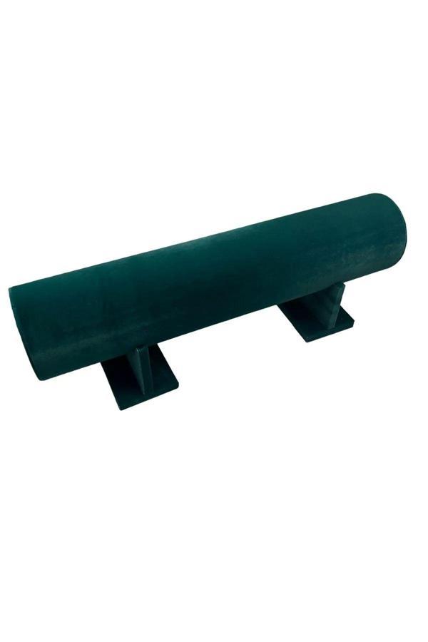 Megass Dekor Büyük Boy Süet Kumaş Yeşil Renk 51 Cm Ayaklı Taç Standı - Image 1