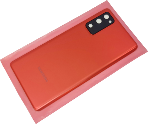 Samsung Galaxy S20 FE Arka Pil Batarya Kapağı ( FULL LENSLİ ) Kırmızı - Image 1