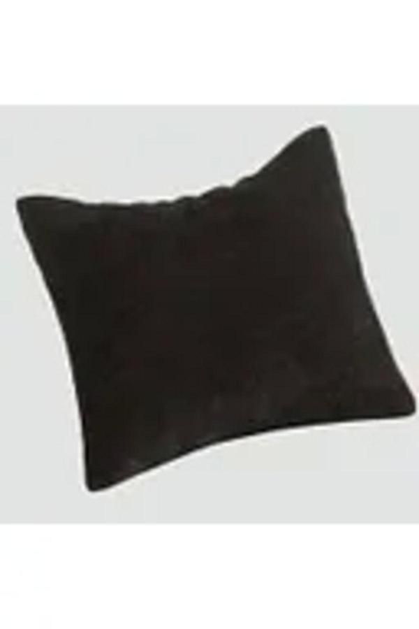 Megass Dekor Süet Kumaş Siyah Renk 5 Adet 8/8 Cm Takı Yastığı - Image 1