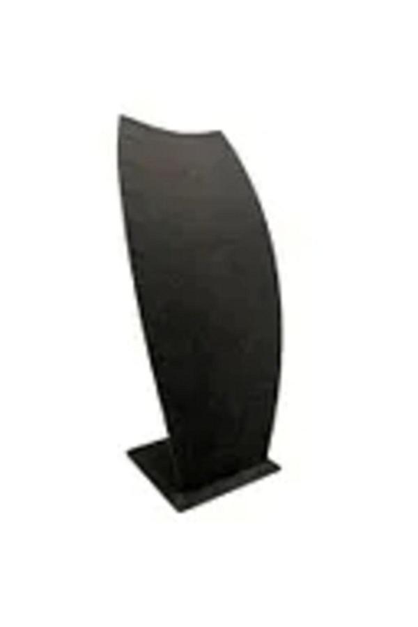 Megass Dekor Dubai Model Süet Kumaş Füme Renk 25/12 Cm Kolye -Zincir Ayaklı Stand - Image 1