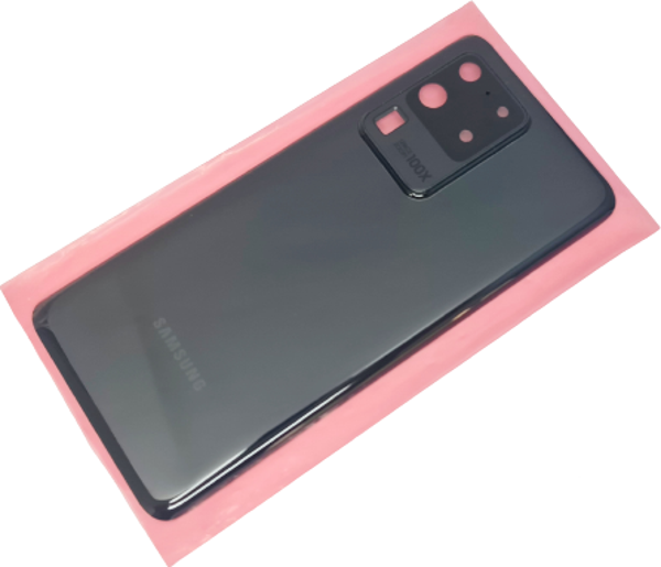 Samsung Galaxy S20 UTRA Arka Pil Batarya Kapakğı (CAM FULL LENSLİ ORJİNAL) SİYAH - Image 1