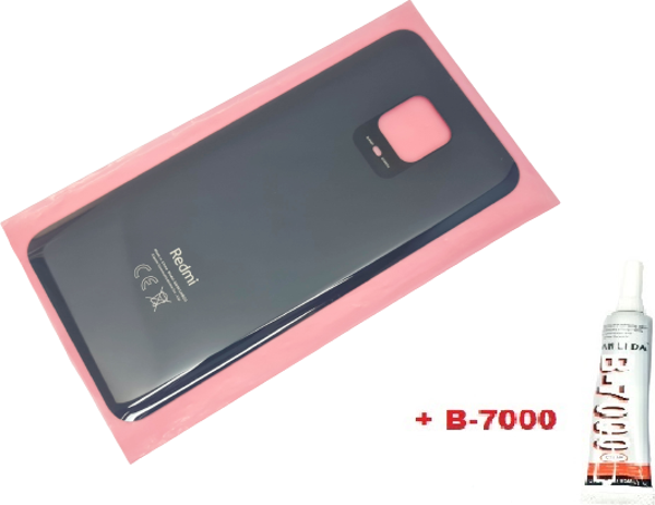 Tkgz Xiaomi Redmi Note 9 PRO Arka Kapak (CAM+B-7000) SİYAH - Image 1