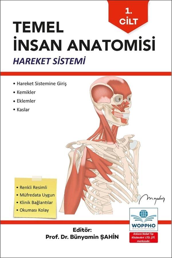 Temel İnsan Anatomisi 1. Cilt Hareket Sistemi - Ankara Nobel Tıp - Image 1
