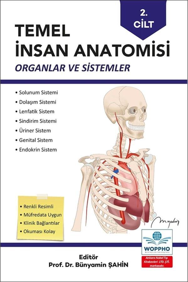 Temel İnsan Anatomisi 2. Cilt Organlar Ve Sistemler - Ankara Nobel Tıp - Image 1