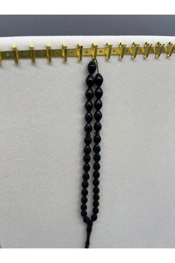 Megass Dekor Yerli Üretim Metal Malzeme Sarı Renk Bir Metre Tesbih&Takı Sergileme Askısı - Image 1