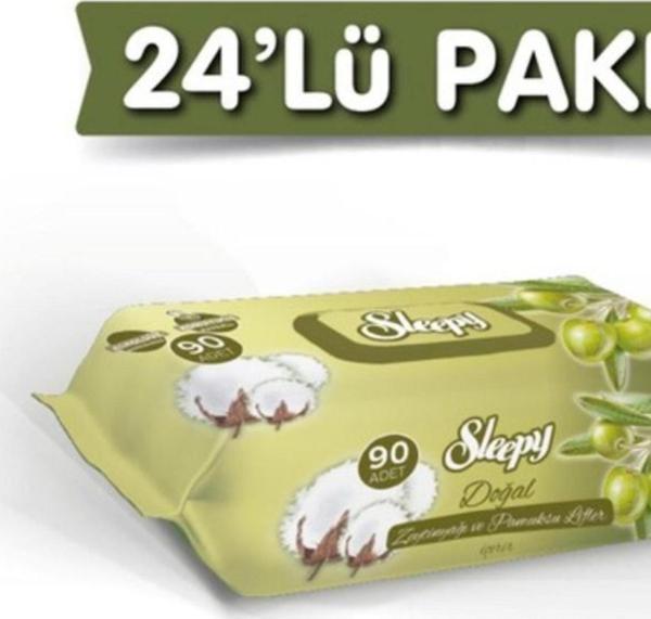 Sleepy Doğal Zeytinyağlı 90 Adet x 24 Paket - Image 1