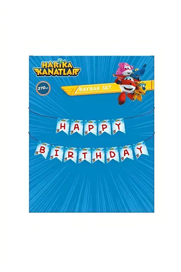 Alsepeteavm Harika Kanatlar Happy Birthday Harf Afiş - Image 1