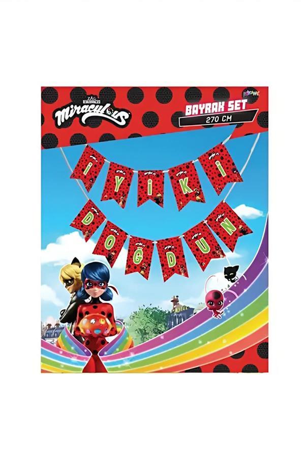 Alsepeteavm Miraculous Super Heroez İyi ki Doğdun Harf Afiş - Image 1