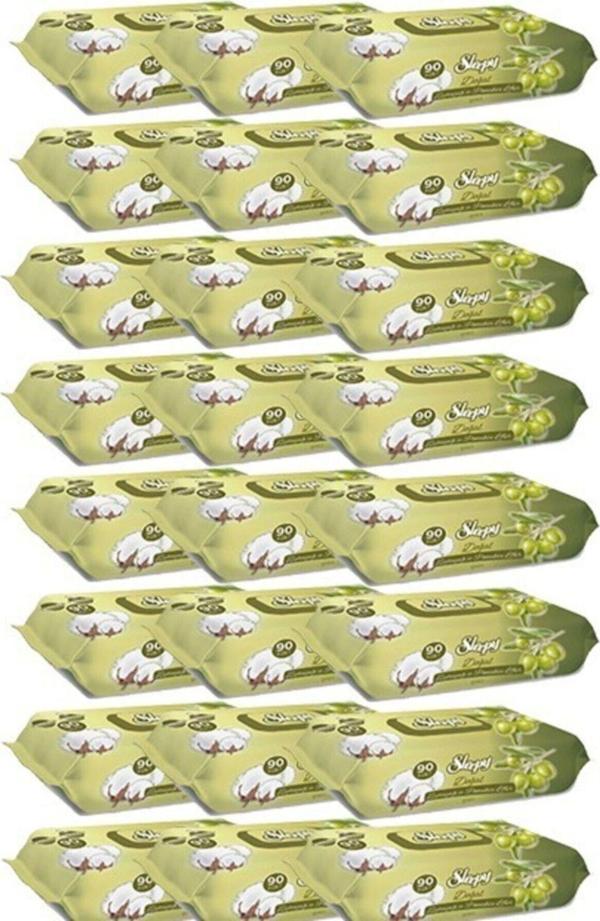 Sleepy Islak Mendil Zeytinyağlı 90 Lı X 24 (toplam 2160 Adet Mendil) - Image 1