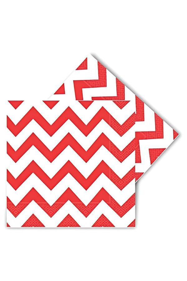 Alsepeteavm Kırmızı Zigzag Peçete - Image 1