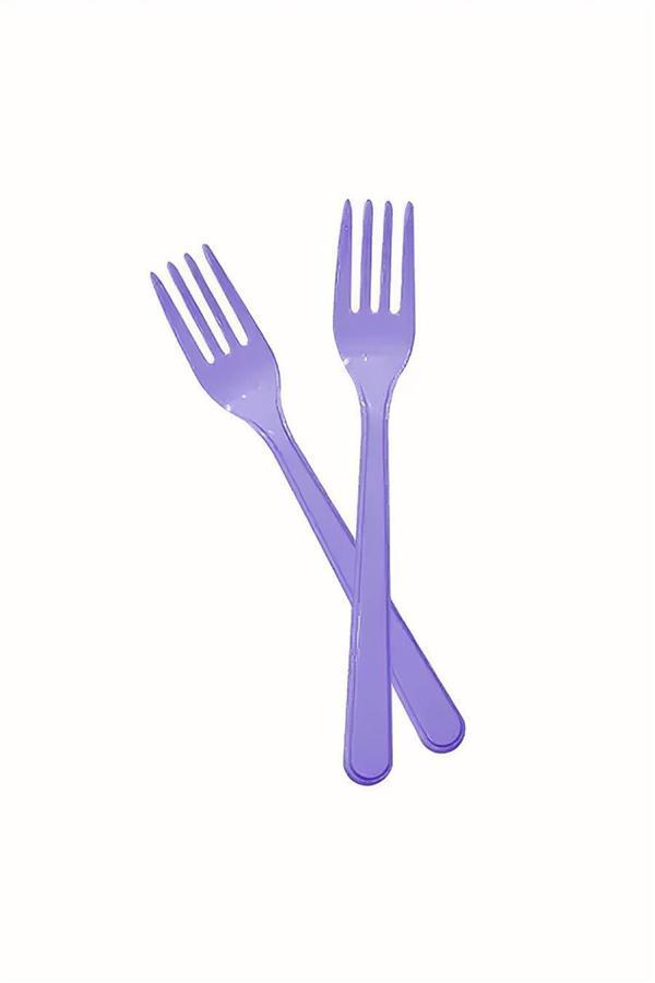 Alsepeteavm Lila Plastik Çatal - Image 1