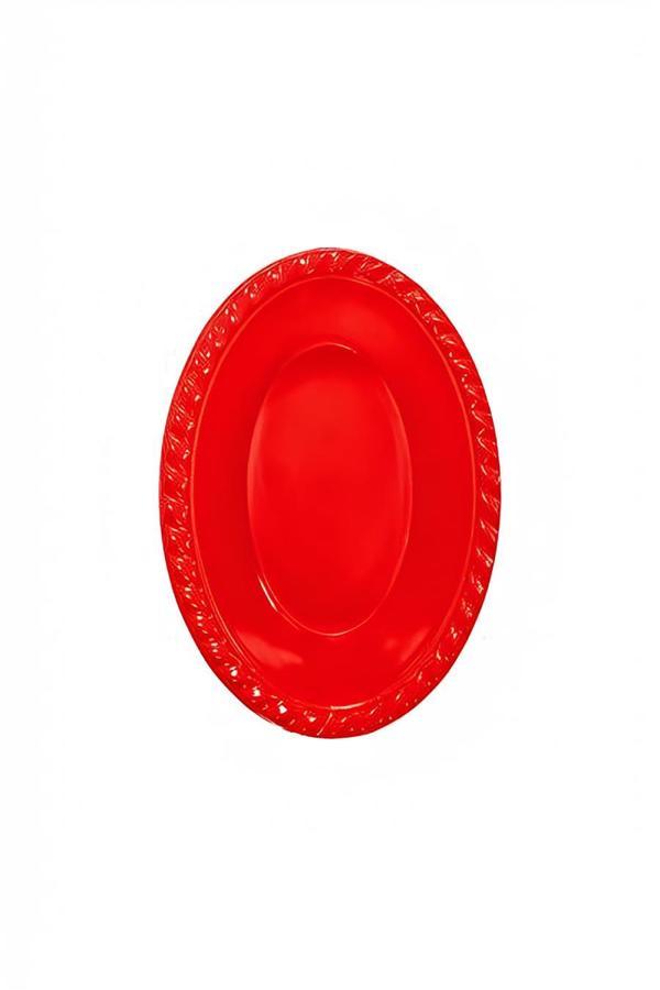 Alsepeteavm Kırmızı Plastik Oval Kase - Image 1