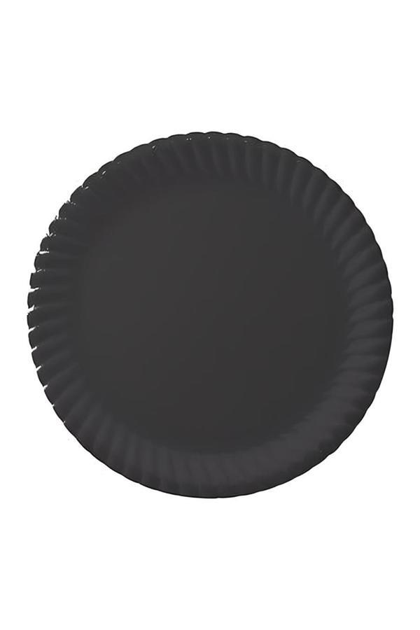 Alsepeteavm Siyah Karton Tabak 23cm - Image 1