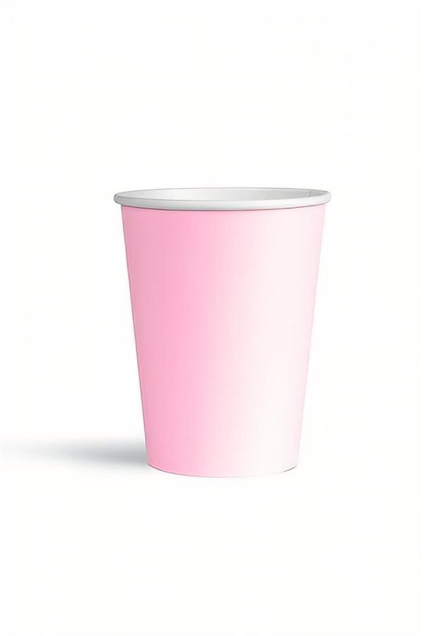 Alsepeteavm Pembe Makaron Karton Bardak - Image 1