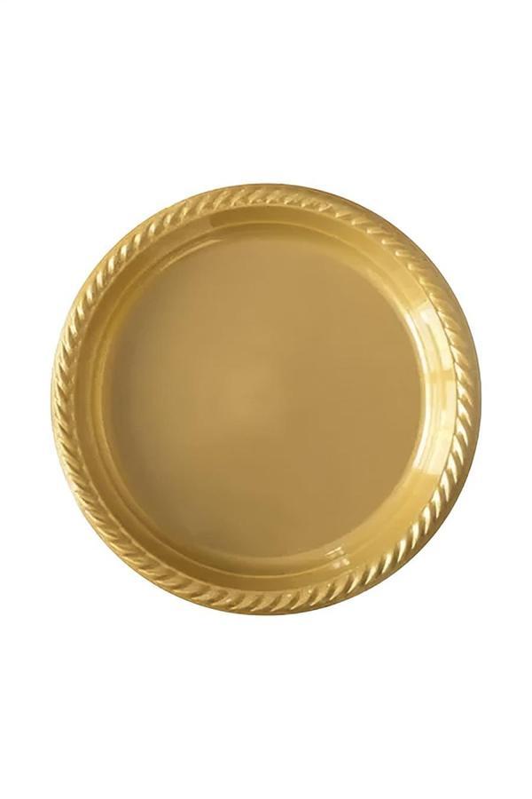 Alsepeteavm Altın Plastik Tabak - Image 1