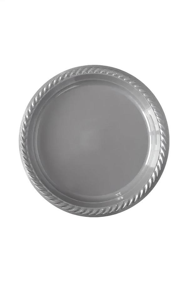 Alsepeteavm Gümüş Plastik Tabak - Image 1