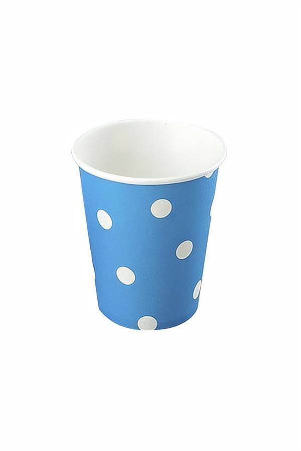 Alsepeteavm Mavi Puantiyeli Karton Bardak - Image 1
