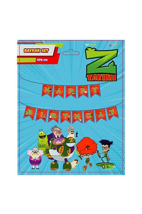 Alsepeteavm Z Takımı Happy Birthday Harf Afiş - Image 1