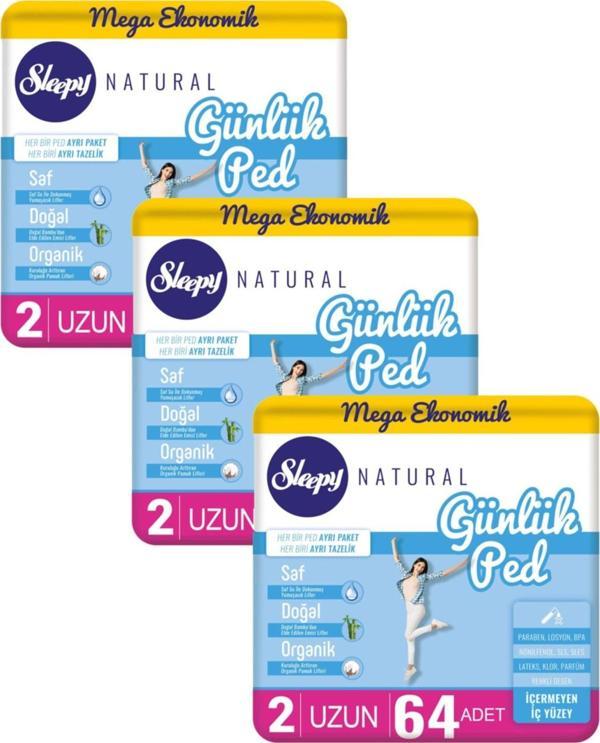 Sleepy Natural Günlük Ped Uzun 192 Ped - Image 1