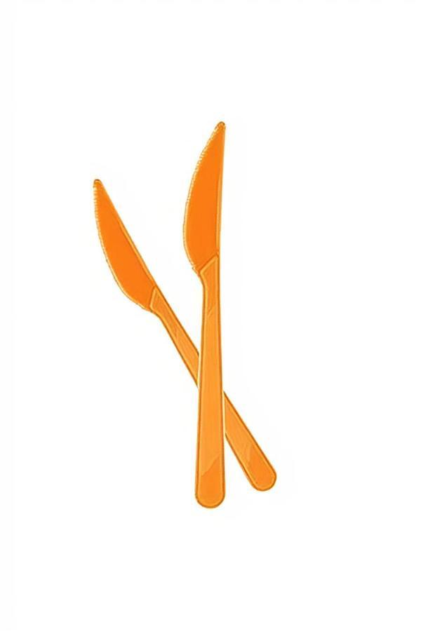 Alsepeteavm Turuncu Plastik Bıçak - Image 1