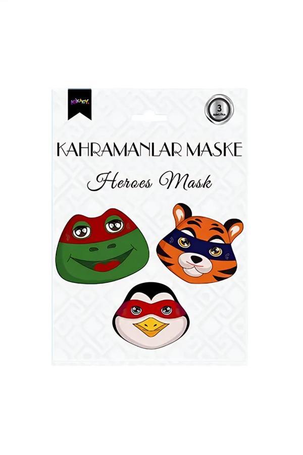 Alsepeteavm Kahramanlar Karton Maske - Image 1