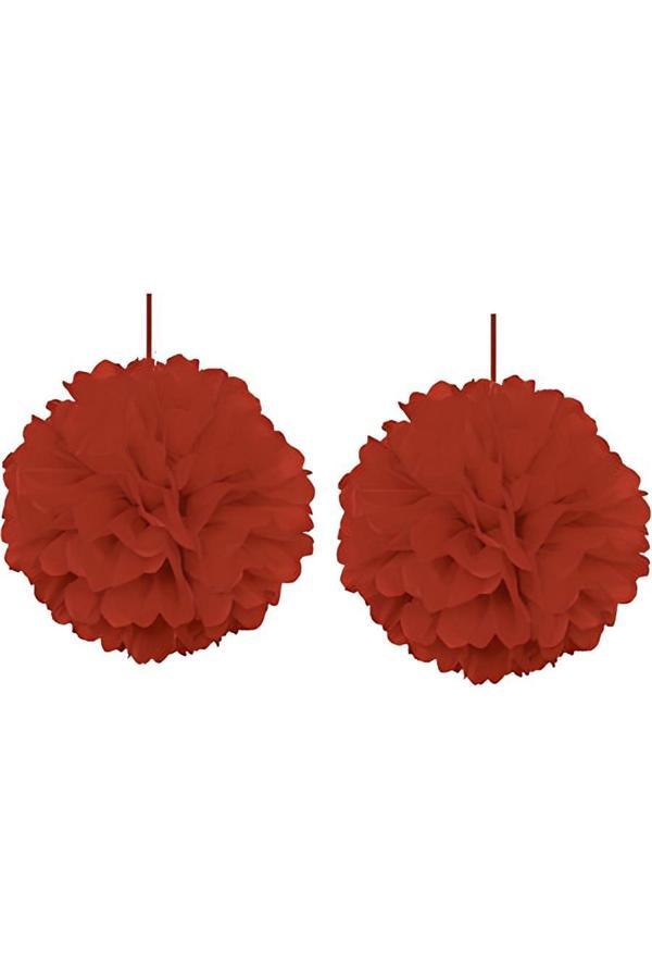 Alsepeteavm Red Decoration Puff - 2pcs - Image 1