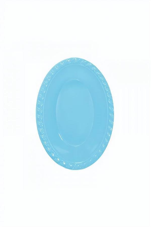 Alsepeteavm Açık Mavi Plastik Oval Kase - Image 1