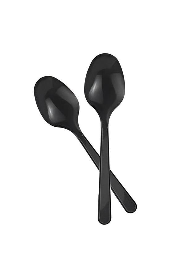 Alsepeteavm Siyah Plastik Kaşık - Image 1