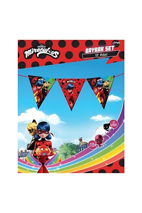Alsepeteavm Miraculous Super Heroez Triangle Flag Banner - Image 1