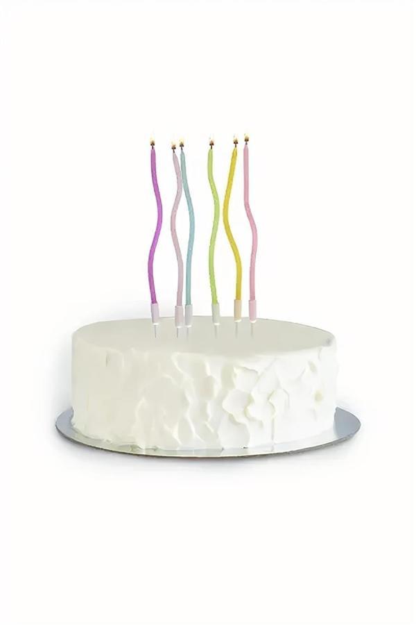 Alsepeteavm Twisty Birthday Candle - Macaron - Image 1