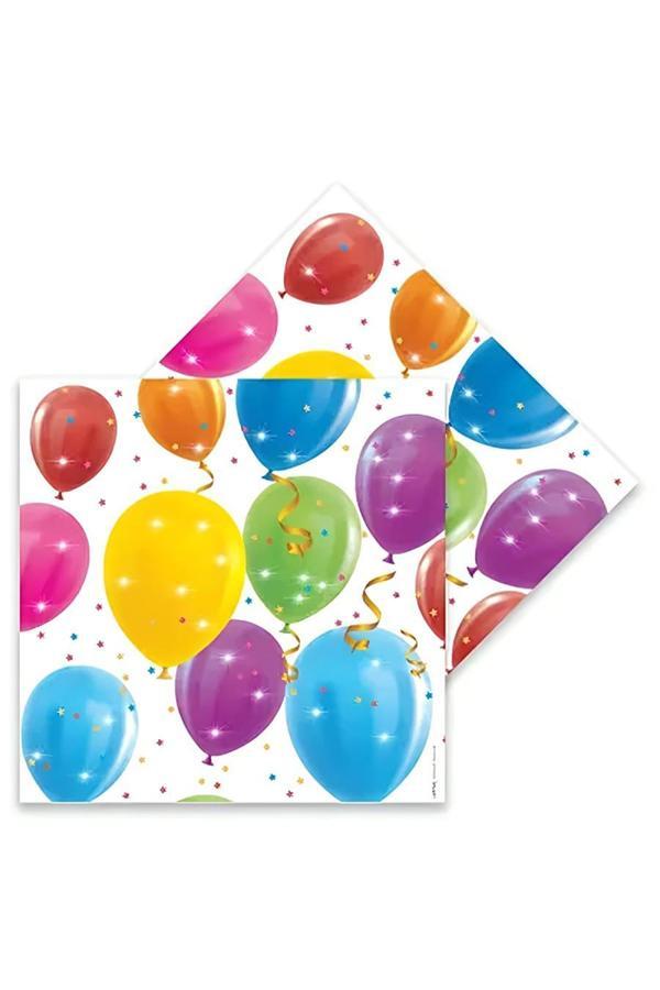 Alsepeteavm Sparkling Balloons Peçete - Image 1