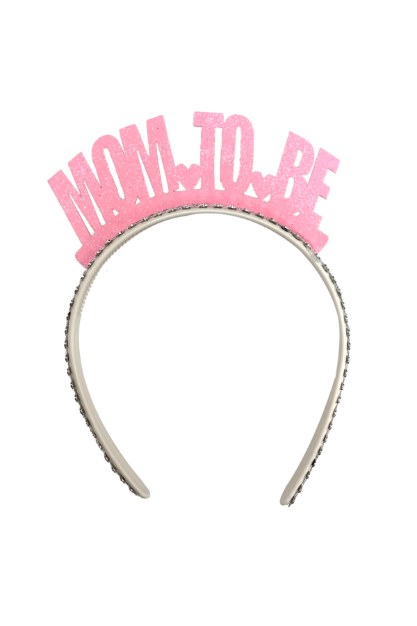 Alsepeteavm  Mom To Be Simli Eva Taç Pembe 1 Adet - Image 1