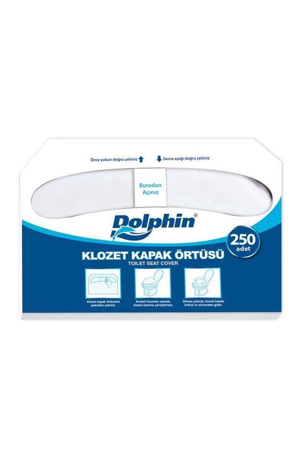 Alsepeteavm  Dolphin Kağıt Klozet Kapak Örtüsü 250li - Image 1