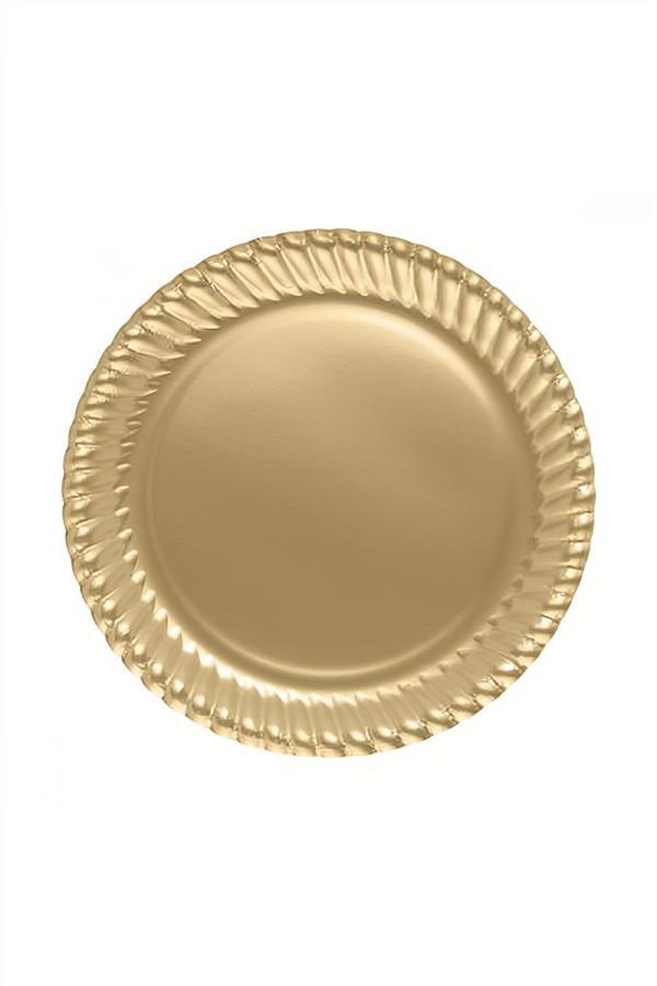 Alsepeteavm Altın Karton Tabak 23cm - Image 1