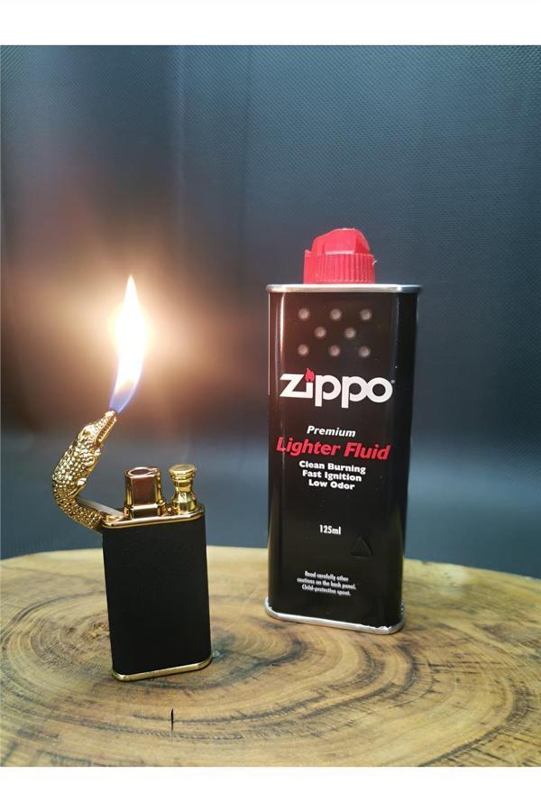 Alsepeteavm İsme Özel Ejderha Çakmak,Zippo Benzini Seti - Image 1