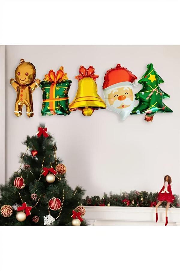 Alsepeteavm Chiristmas Foil Balloon Banner - Image 1